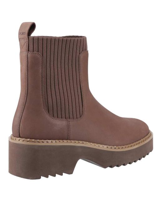 TOMS Brown Millie Ankle Boot