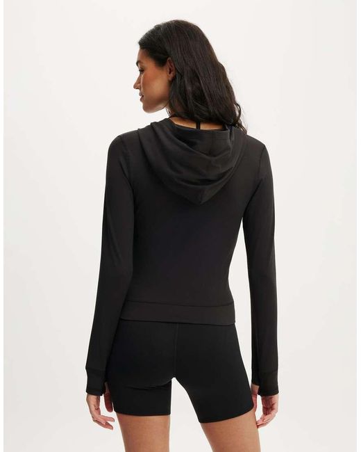 Cotton On Black Ultra Soft Hooded Jacket