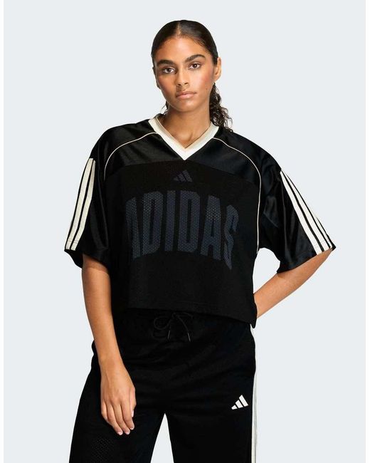 Adidas Originals Black Stadium Mesh T-Shirt