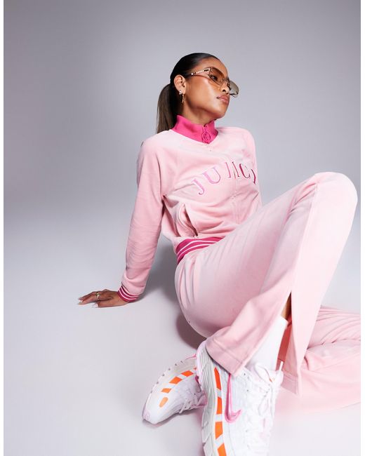 Juicy Couture Pink – college-jogginghose