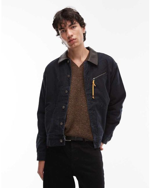 Dickies Blue Apac Padded Canvas Jacket for men