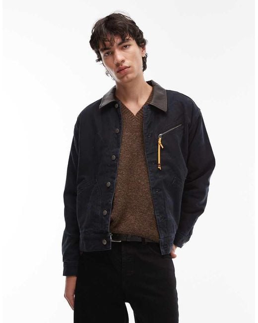 Dickies Blue Apac Padded Canvas Jacket for men