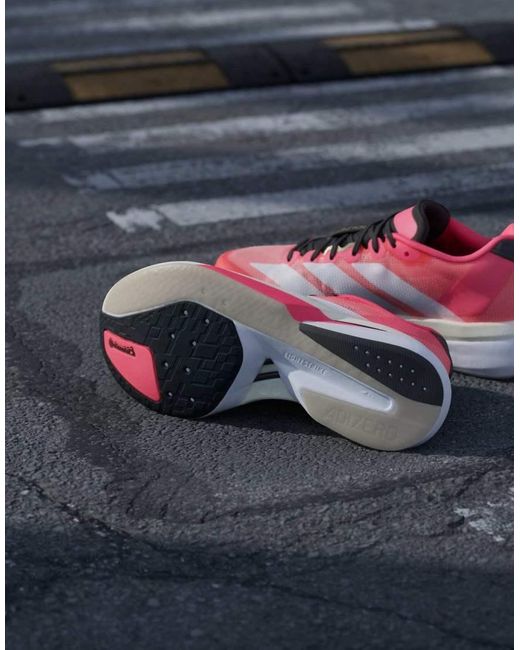 Adidas Originals Pink Adizero Boston 13 Shoes