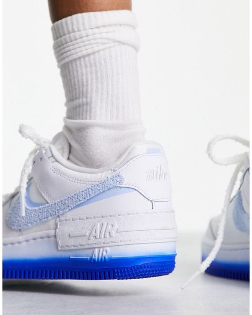 Nike White Air Force 1 Shadow Ray Of Hope Trainers
