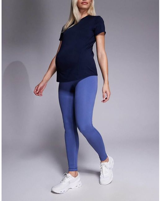 4505 Blue Maternity Icon Active Quick Dry Performance T-Shirt