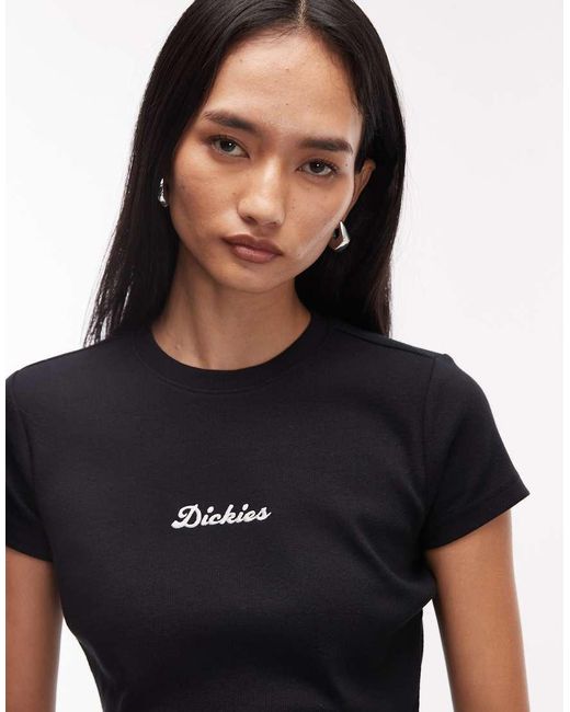 Dickies Blue Wellsville Baby Tee