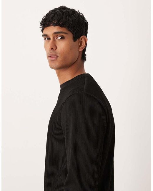 ASOS Black Long Sleeve T-shirt for men