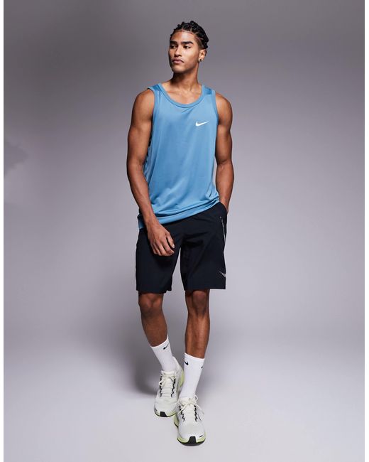 Nike – legend dri-fit – trägertop in Blue für Herren