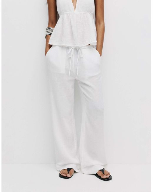 Pantalon Pull&Bear en coloris White