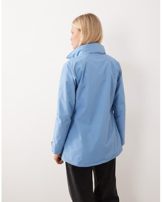 Regatta Blue Hooded Daysha Ii Waterproof Shell Jacket