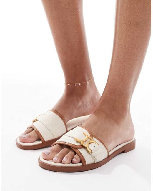 ALDO Pink Dallaedar Flat Sandals