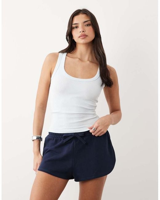 Gina Tricot Blue Sweat Shorts
