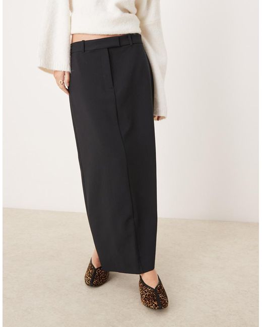 Abercrombie & Fitch Maxi Kokerrok in het White