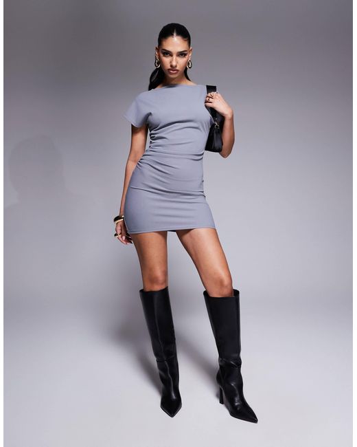 ASOS Purple – scuba-minikleid