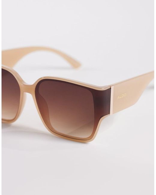ALDO Pink Khlo-B Oversized Cat Eye Sungglases
