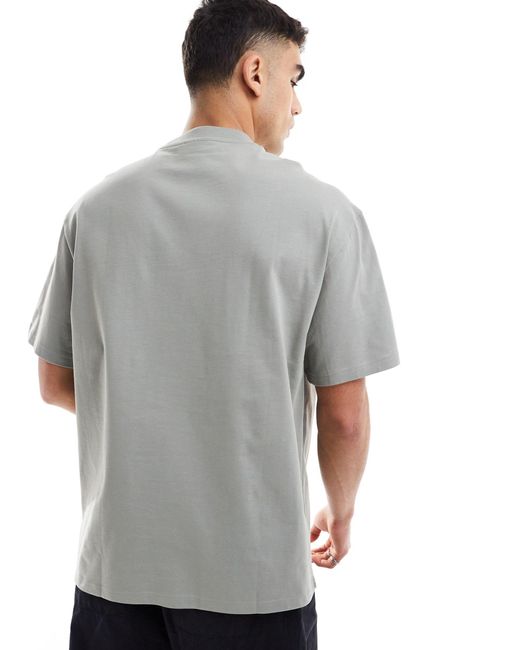 Weekday Gray Great Heavyweight Jersey T-shirt for men