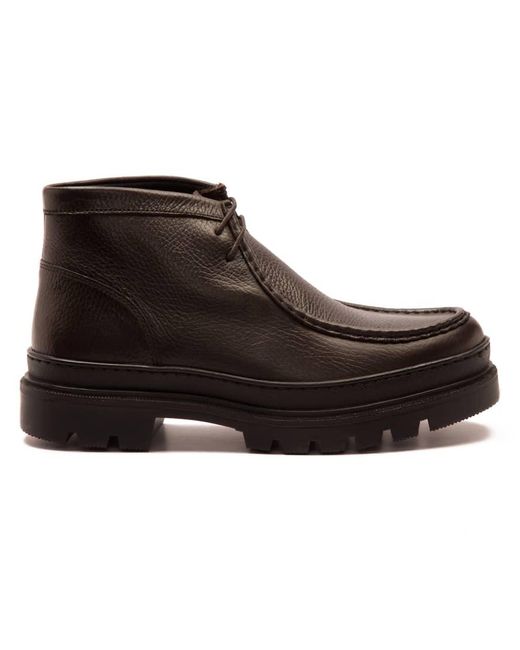 Botines Chukka Marrones Estilo Mocasines De Cuero Para Hombre Iggy De OFF THE HOOK de hombre de color Black