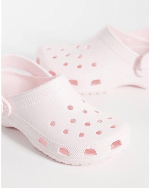 CROCSTM Pink Classic Buckle Clog