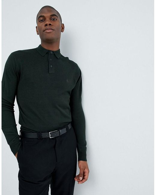 french connection long sleeve polo