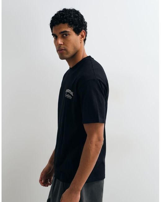 Jack & Jones Blue Essentials Backprint T-shirt for men