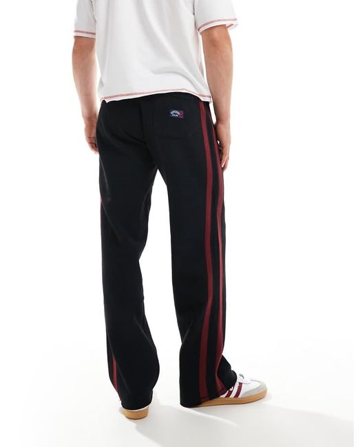 Superdry Black Essential Logo Straight Joggers for men