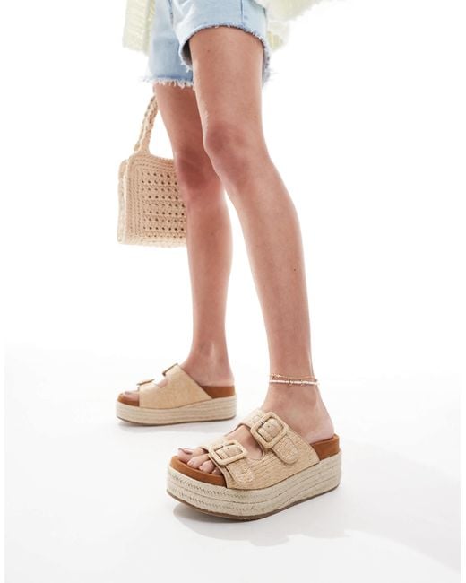 ASOS Pink – trooper – mules
