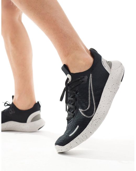 Nike Black Free Run Nn Sneakers for men