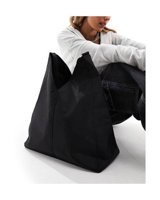 Weekday Black Nylon Shoulder Bag