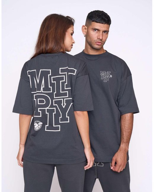 Multiply Apparel Blue – elision – oversize-t-shirt