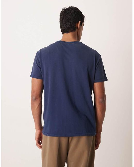 Polo Ralph Lauren Blue Script Chest Logo T-shirt for men