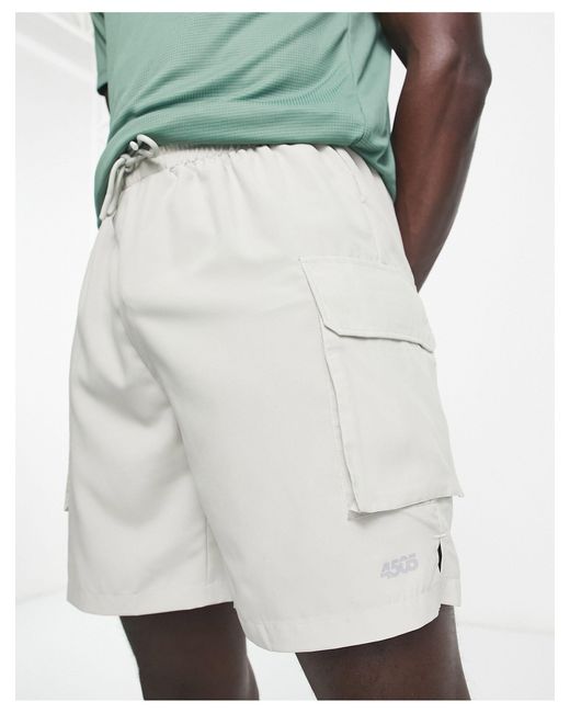 ASOS 4505 Trail Run Short With Cargo Pocket in White for Men Lyst