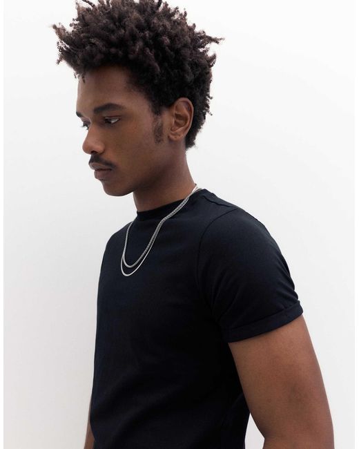Pull&Bear – basic-muskelshirt in White für Herren