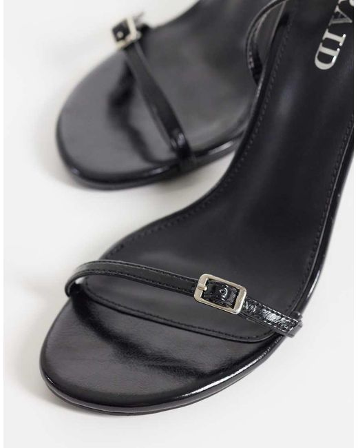 Raid White Aneza Strappy Heeled Sandals