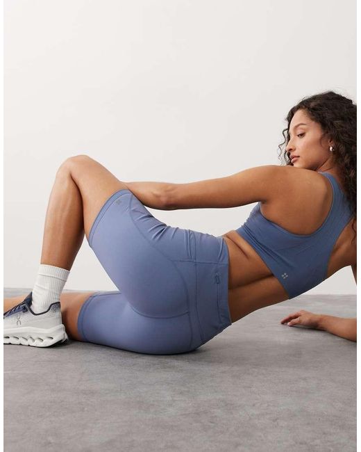 Sweaty Betty Blue Power 6"" legging Shorts