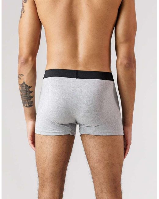 French Connection Black 7 Pack Cotton Boxers for men