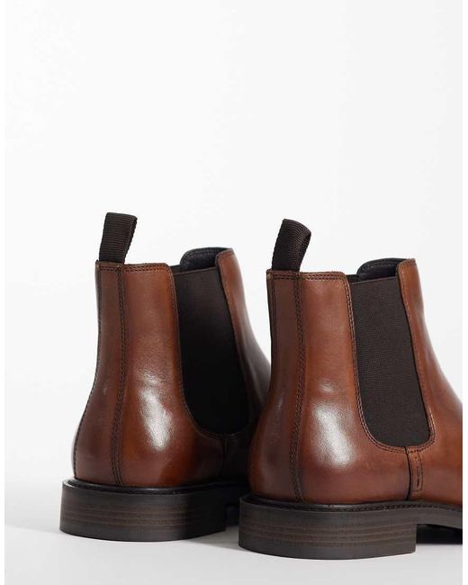 ASOS Brown Chelsea Boots for men