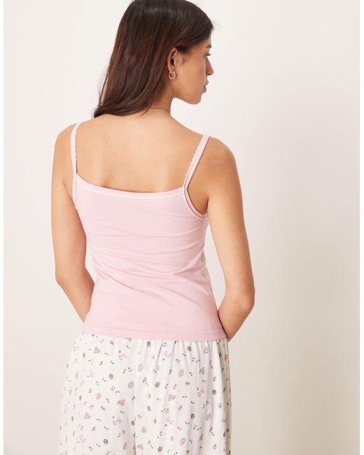 ASOS Pink Mix & Match Pyjama Cami