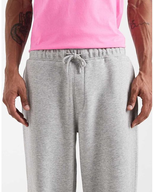 ASOS Pink Essentials Straight Leg Trackies for men