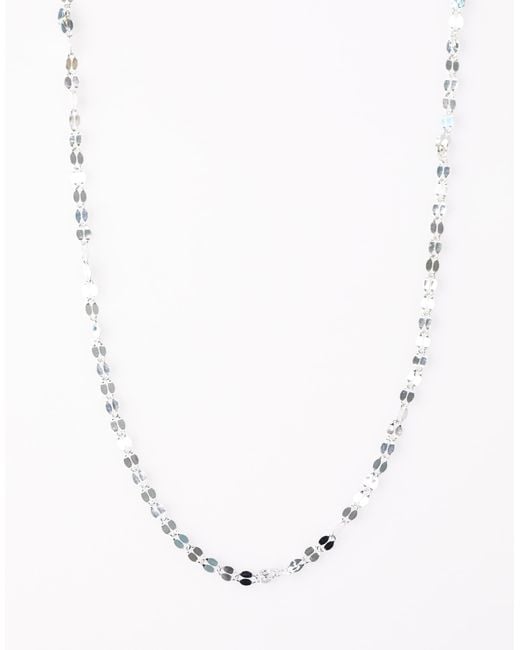 Lovisa White – collier-kette aus sterling mit spiegeldesign