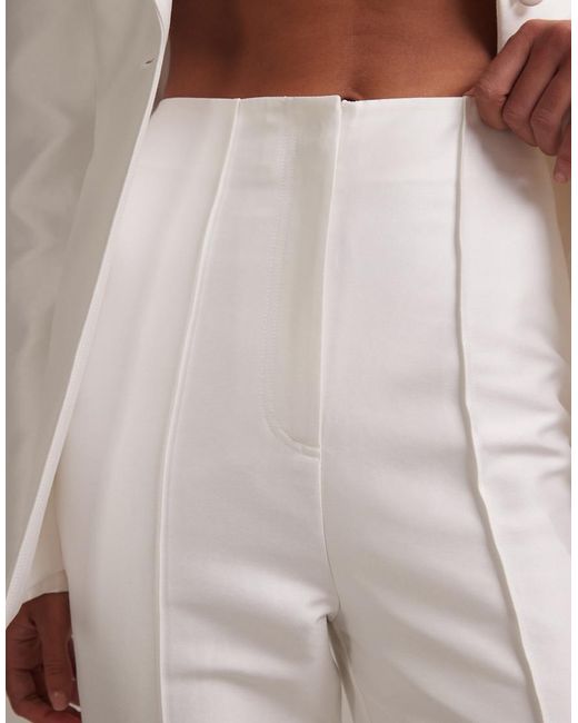 ASOS White Tailored Bridal Cigarette Trouser