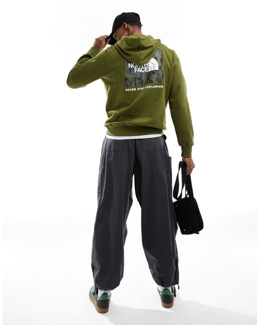 The North Face Green Box Nse Hoodie for men