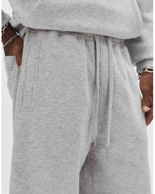 Pull&Bear Gray Heavy Weight joggers for men