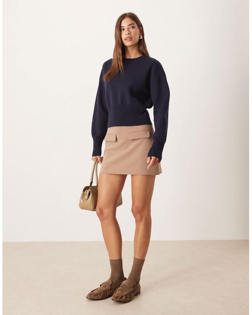 ASOS Blue – mini-volantrock