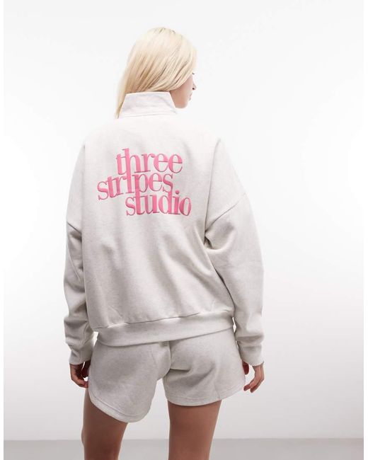 Adidas Originals Brown Adidas Sportswear Three Stripes Studios Track Top And