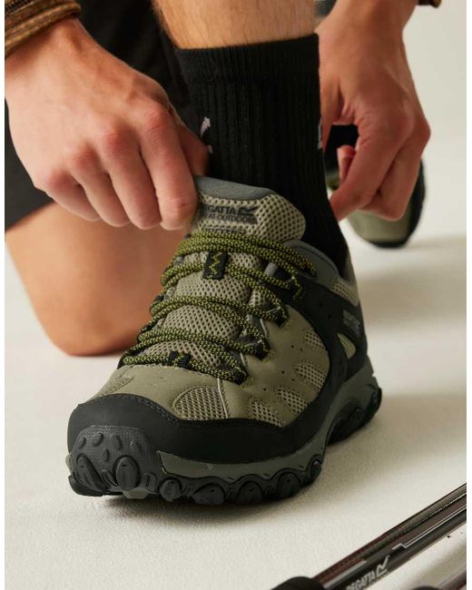 Regatta Black Edgepoint Iv Technical Waterproof Low Walking Boots for men