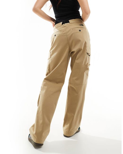 Tonegawa - pantaloni cargo ampi beige con cintura di The North Face in Natural