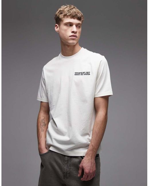 Napapijri Gray Sol Whisper T-shirt for men