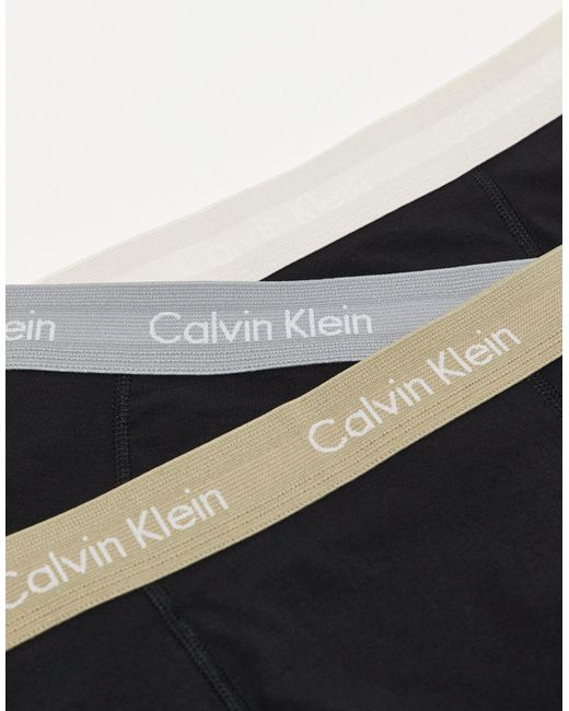 Calvin Klein – 3er-pack unterhosen in Black für Herren