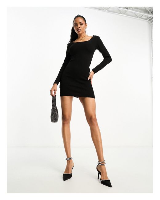 Fashionkilla Black – mini-strickkleid