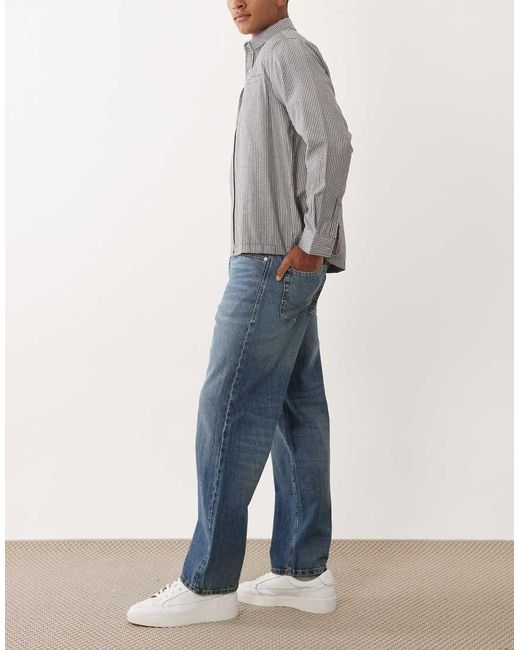 Jack & Jones Blue Eddie Loose Fit Jeans for men